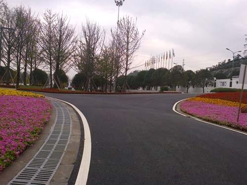 5cm(公分)小区沥青路铺装工程,重庆合川(南岸)有厂区沥青道路施工